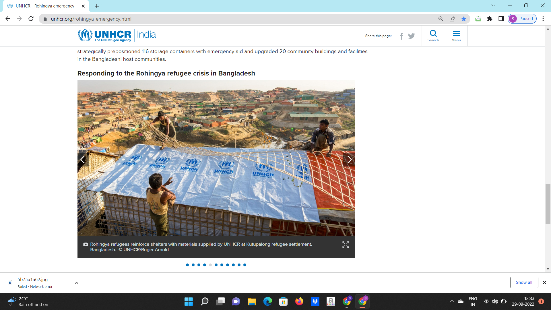 Life between refugee and rehabilitation 